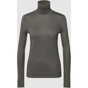 Gebreide pullover met zijde, model 'ZOE'