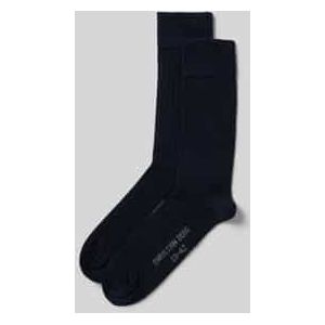 Sokken met labelprint in een set van 2 paar