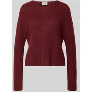 Gebreide pullover met ronde hals, model 'IMENY'