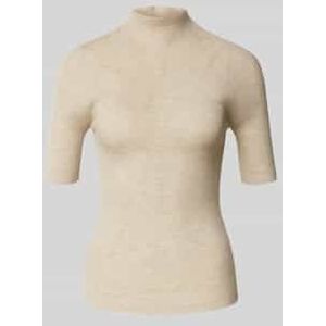 Slim fit pullover van scheerwol