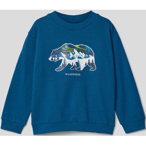 Sweatshirt met motiefprint