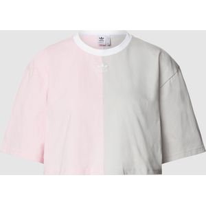 Kort T-shirt in two-tone-stijl