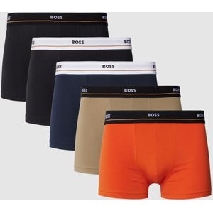 Boxershort met elastische band met logo in een set van 5 stuks