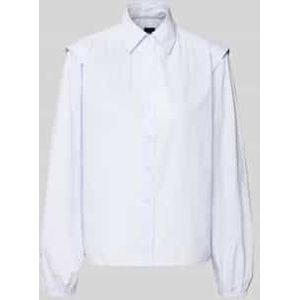 Regular fit blouse met lange mouwen van puur katoen, model 'C_BOSALLY'