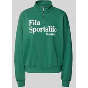 Oversized sweatshirt met opstaande kraag model 'LACHY'