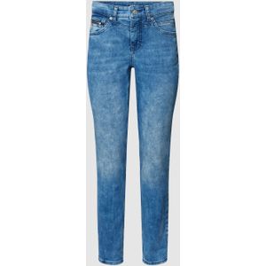 Slim fit jeans met knoopsluiting, model 'RICH'