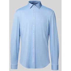 Slim fit zakelijk overhemd met kentkraag