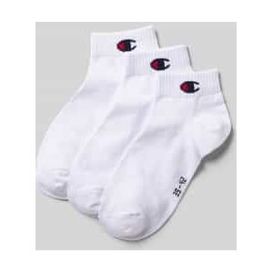 Sokken met logodetail in een set van 3 paar, model 'QUARTER'