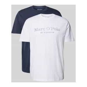 T-shirt met labelopschrift