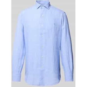 Polo Ralph Lauren - Custom Fit - Linnen Overhemd - Wit - Haaikraag