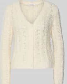 Gebreid jack met ajourpatroon, model 'BEA'