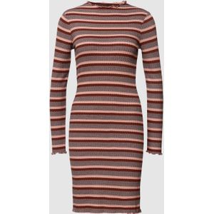 Mini-jurk met geschulpte zoom, model 'RIA'