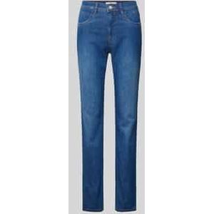 Slim fit jeans met riemlussen, model 'STYLE.MARY'