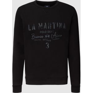 Sweatshirt met labelprint