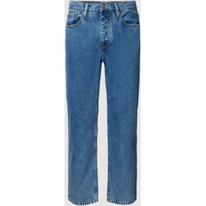 Jeans met labelpatch, model 'MAAK'