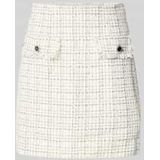 GUESS - Annamaria - Kokerrok - Donkergrijs/Wit - Kort/mini