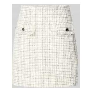 GUESS - Annamaria - Kokerrok - Donkergrijs/Wit - Kort/mini