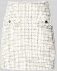 GUESS - Annamaria - Kokerrok - Donkergrijs/Wit - Kort/mini