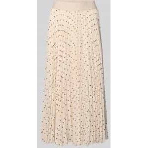 Midirok met plissévouwen, model 'Salma2'