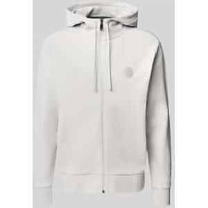 Regular fit sweatjack van katoenmix