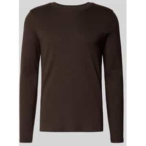 Lang shirt met ronde hals