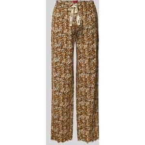 HUGO - Pyjamabroek - Bruin - Met Logoprint - Normale Taillehoogte