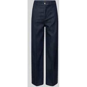 s.Oliver BLACK LABEL - SURI - Loose Fit Jeans - Mêlee - Denim met Logo-applicatie