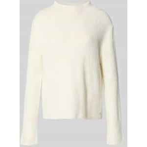 Regular fit shirt met lange mouwen van wolmix met viscose