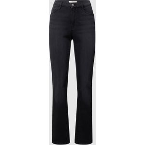 Slim fit jeans met Swarovski®-kristallen, model 'Mary'
