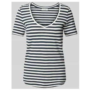 Marc O'Polo - T-shirt - Gestreept - Regular Fit - Katoen