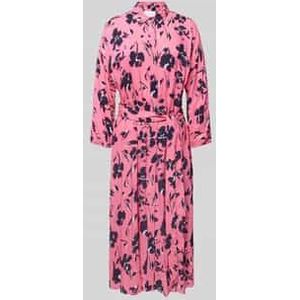 comma - Midi-jurk - Zwart