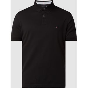 Slim fit poloshirt van piqué