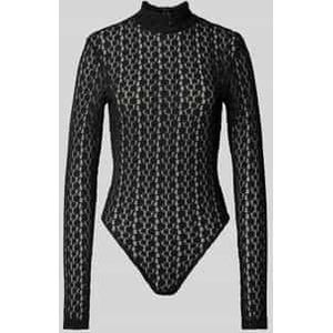 Body met opstaande kraag en ritssluiting aan de achterkant