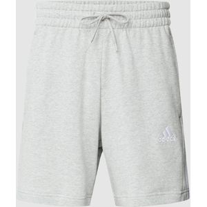 Sweatshorts met labelstitching