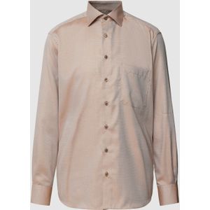 Comfort fit zakelijk overhemd met borstzak