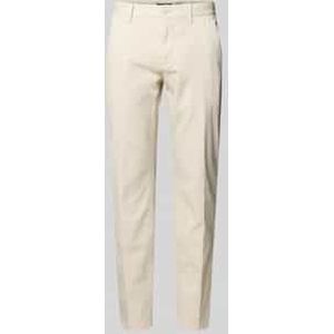 Shaped fit chino van katoenmix, model 'STIG'