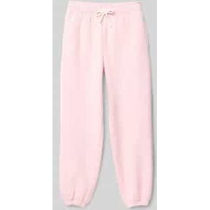 Knit Fleece Pants - Roze - Broeken