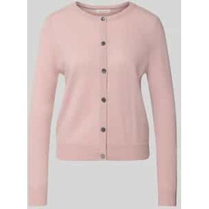 Gebreid jack van kasjmier met ronde hals