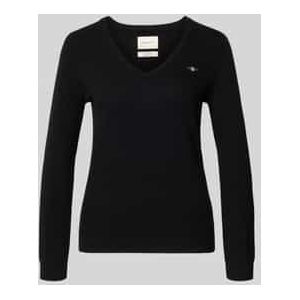 Trui - Effen - Knitwear - V-hals - Lange Mouw - Normale Pasvorm