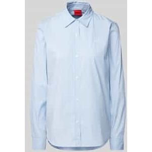 Regular fit overhemdblouse met labelstitching