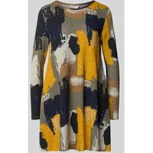 Mini-jurk met ronde hals