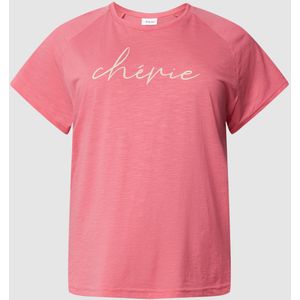 PLUS SIZE T-shirt met ronde hals, model 'Elina'