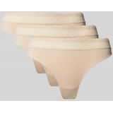 Triumph Feel of Modal String 3P Skin, nude, XS