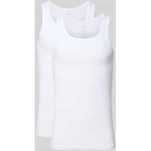 Tanktop met geribde ronde hals in een set van 2 stuks