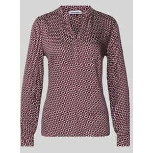 More & More - Slim Fit Blouse - V-hals - Damesblouse - Pure Viscose