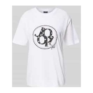 T-shirt met siersteentjes, model 'Tammi'