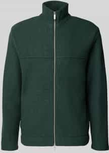 SELECTED HOMME - NEALY - Cardigan - Regular Fit - Effen - Zuivere Wollen Bouclé