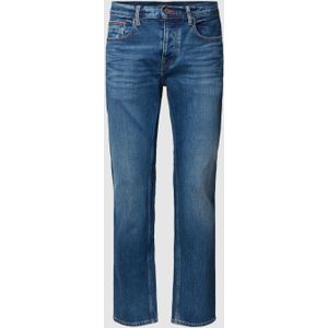 Jeans met labelpatch, model 'Denton'