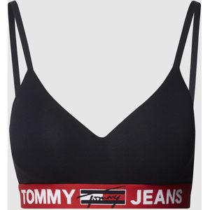 Bralette met elastische band met logo