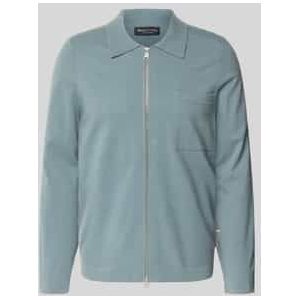 Marc O'Polo - Regular Fit - Gebreid Jack - Scheerwolmix